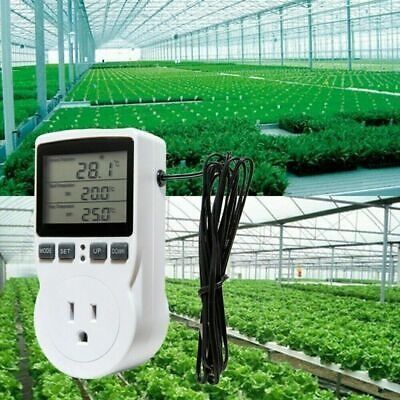 Thermostat Plug Socket, Digital Temperature Controller Timer Outlet (Category: Cables & Adaptors) located in Singapore. Submitted by juzbuyla (Listing ID 1262050148, Image 3). Description: "Thermostat Plug Socket, Digital Temperature Controller Timer Outlet, Timer Switch Plug with Sensor Probe Heating Cooling Mode for Reptile Greenhouse Home Fermentation No Warranty B0B463JMYL L2-BOX33 LPNWE063690007".