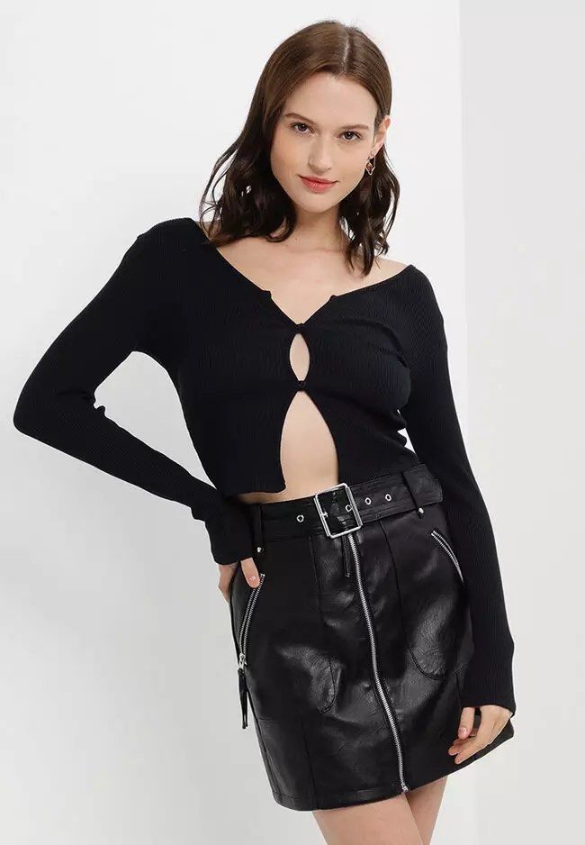 Topshop cropped hotsell cardigan