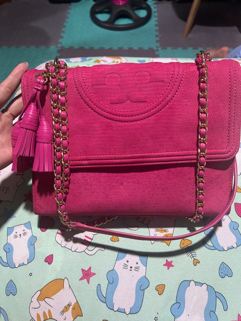 Fleming embossed deals convertible shoulder bag