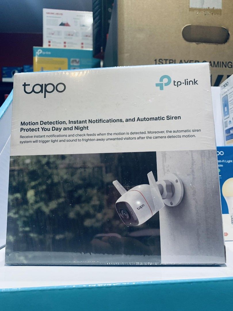 TP-Link Tapo TC65 Outdoor Security WiFi Camera IP66 3MP Ultra-High ...