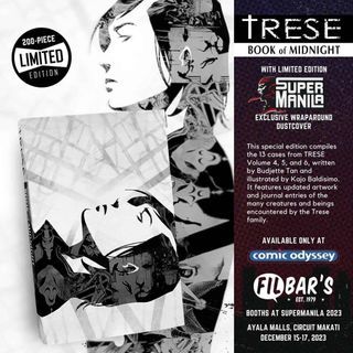 TRESE: Book of Midnight with Limited Edition SuperManila Exclusive Wraparound Dustcover (Limited to 200 Pieces/Copies)