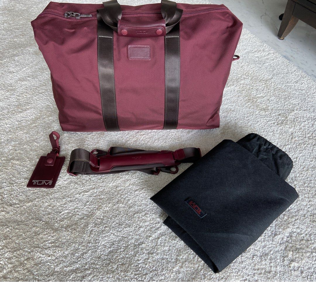 Tumi small soft deals nylon travel satchel