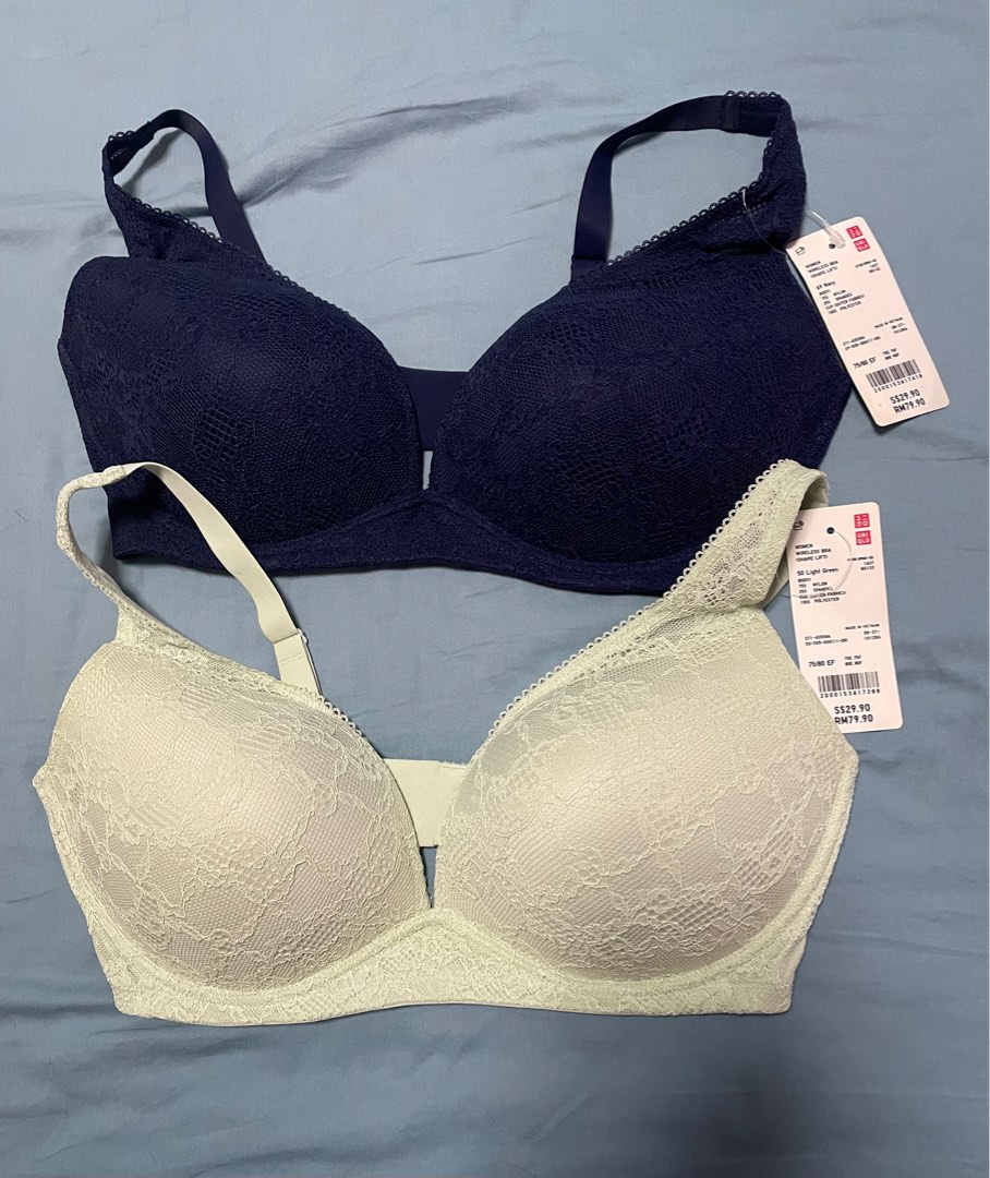 BN Uniqlo Beauty Light Wireless Bra Size 75/80 ABC, Women's Fashion, Tops,  Other Tops on Carousell