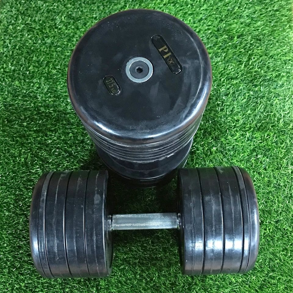 USED DUMBBELL PAIR 37.5KG GYM EQUIPMENT, Sports Equipment, Other Sports Equipment and Supplies