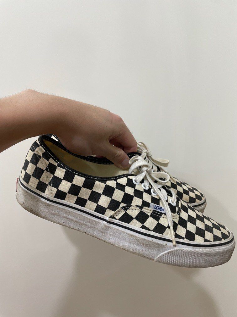 Checkerboard vans on sale best sale