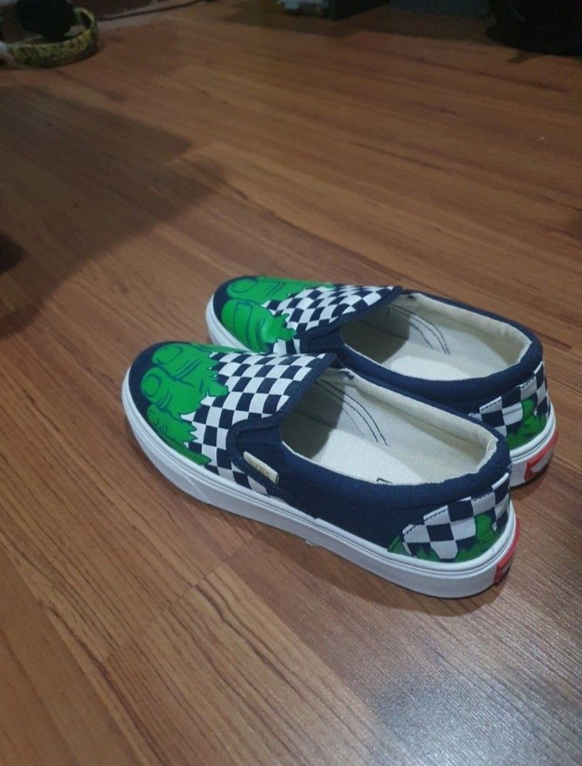 Hulk checkered vans deals