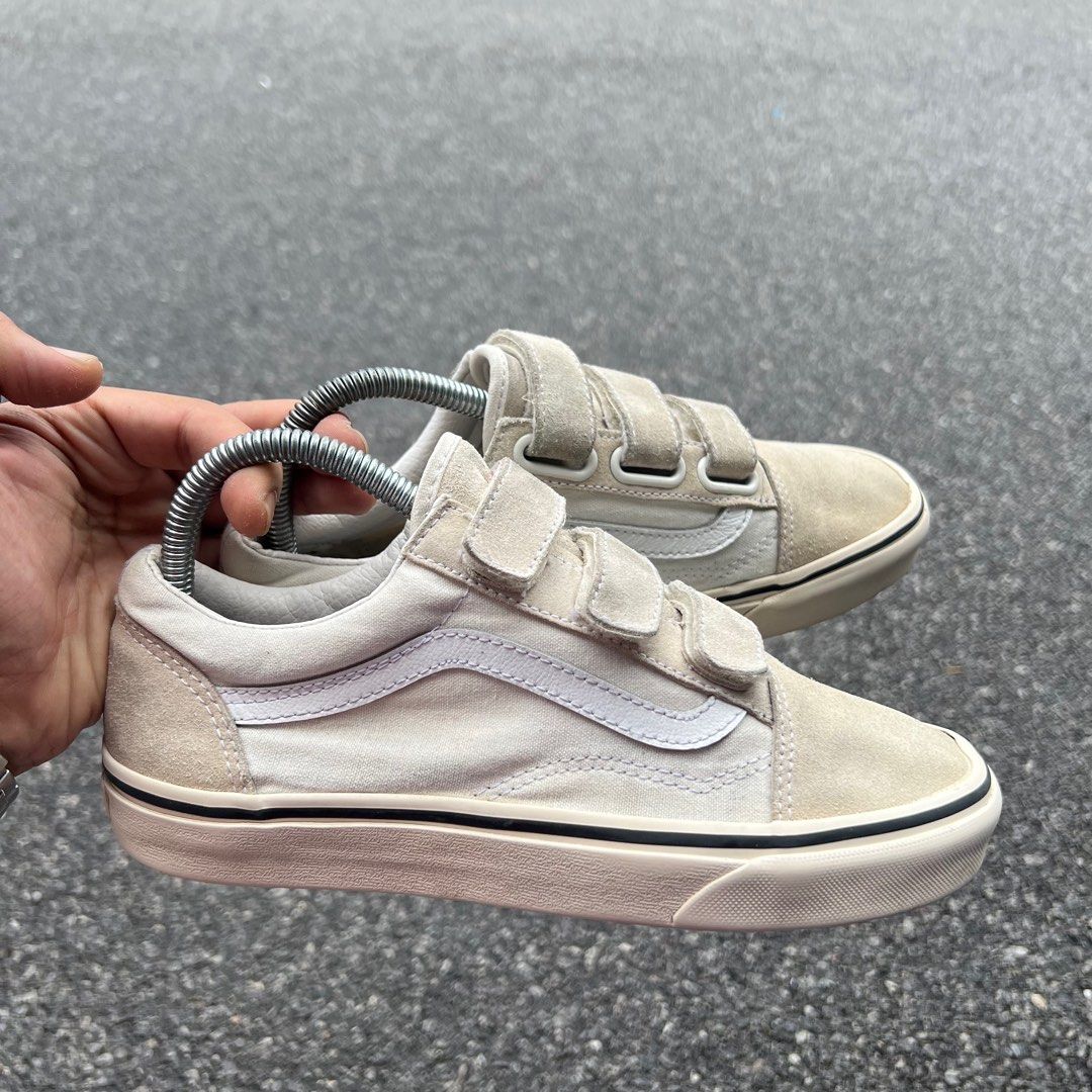Vans Old Skool Velcro UK4.5 Women s Fashion Footwear Sneakers