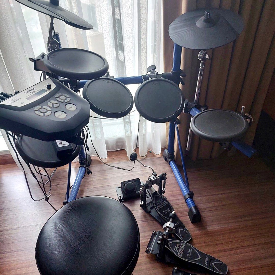 V-Drum Set Roland TD6, Musik &amp; Media, Aksesoris di Carousell
