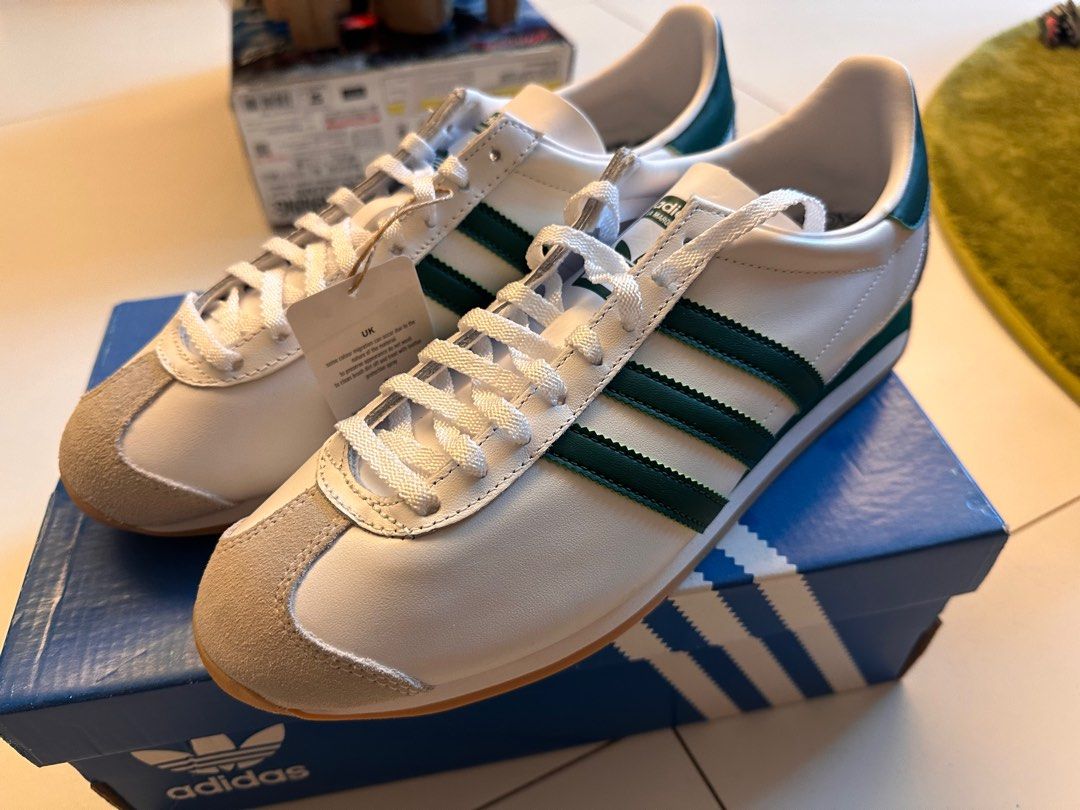 adidas gazelle silver green womens Vintage Adidas Rekord Sneakers US 7  dla dushy
