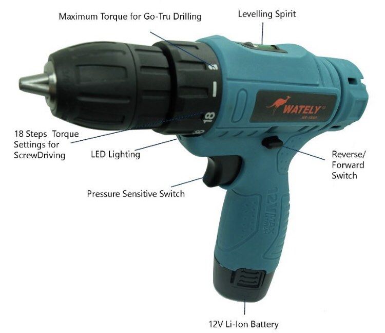 Wately impact drill new arrivals
