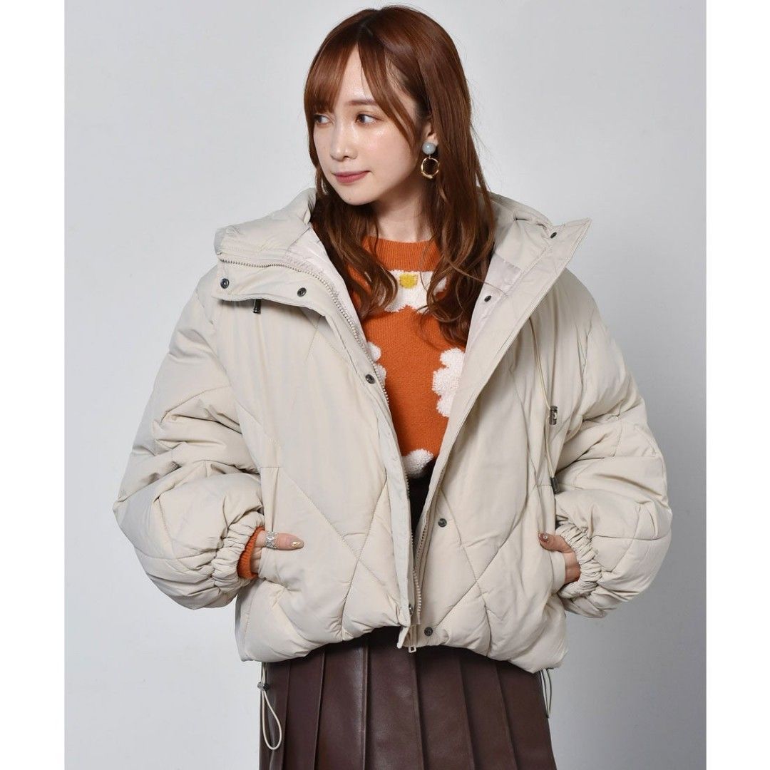 Paige Puffer Jacket In Beige