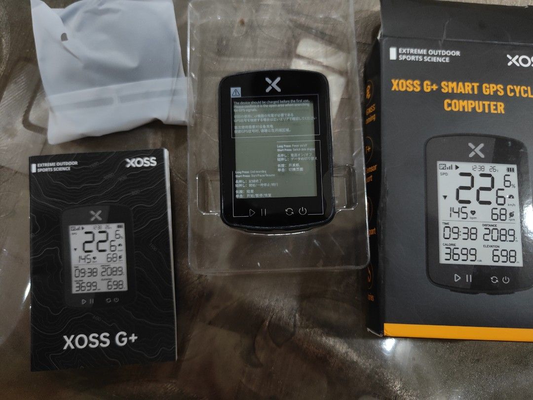 XOSS G2+ Smart GPS Cycling Computer, Sports Equipment, Bicycles & Parts ...