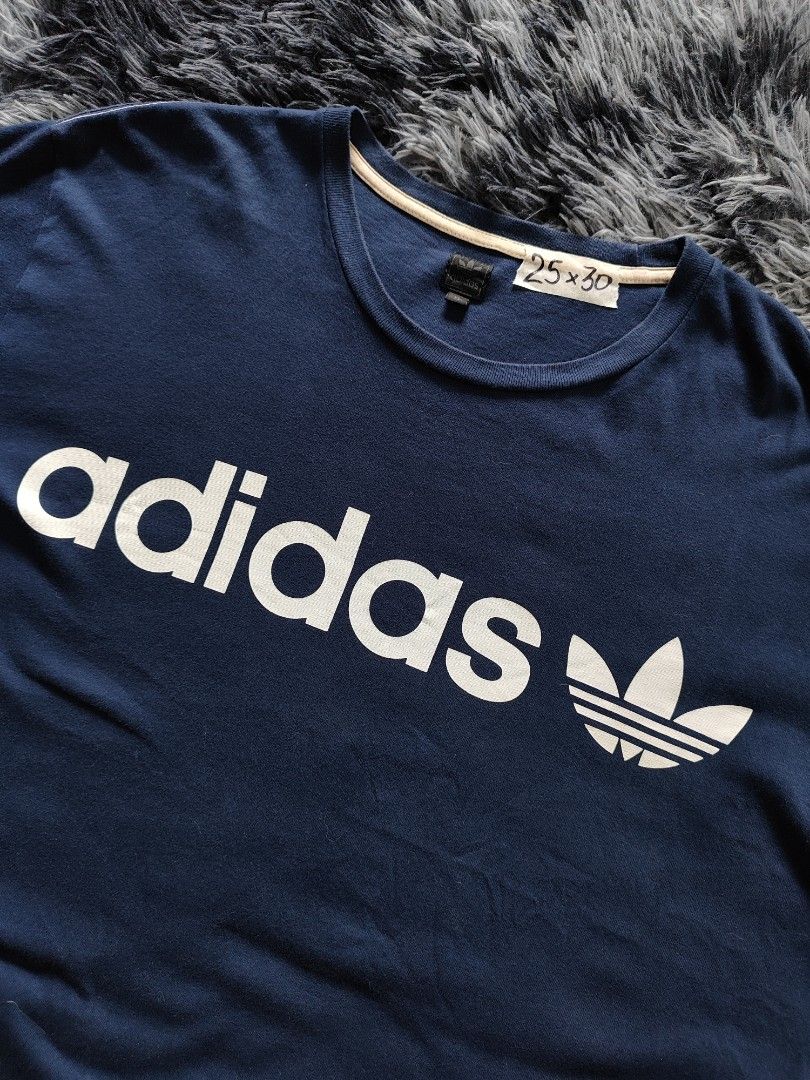 Y2k Adidas Big logo, Men's Fashion, Tops & Sets, Tshirts & Polo Shirts ...