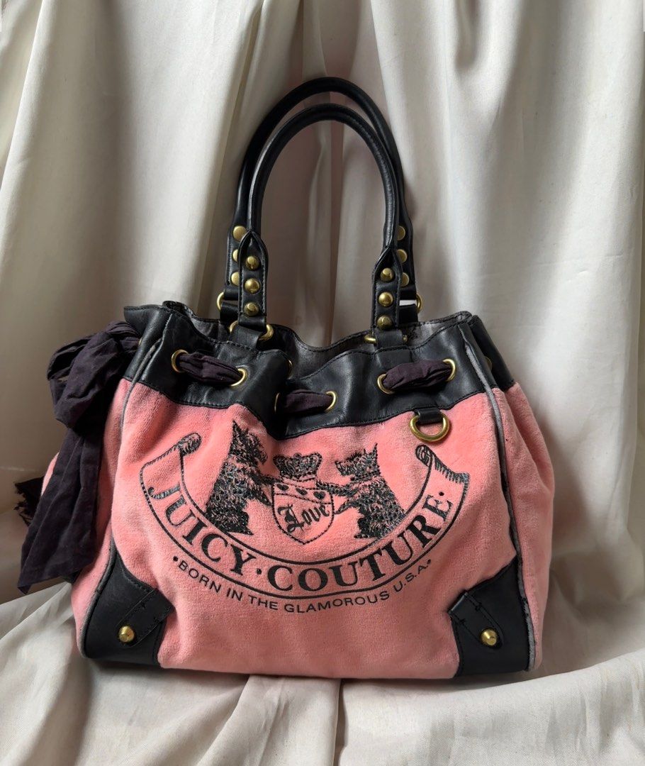 y2k authentic juicy couture vintage pink classic scottie daydreamer bag ...