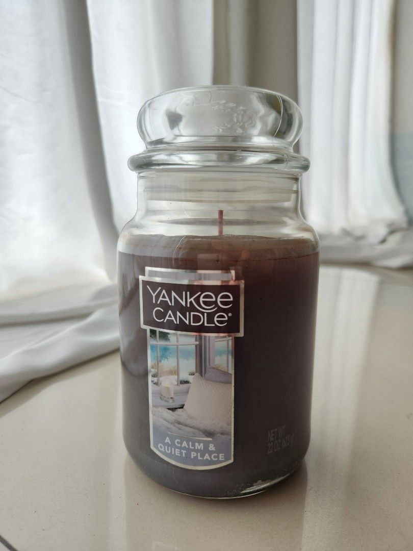Yankee Candle A Calm & Quiet Place Large Jar, Furniture & Home Living, Home  Fragrance on Carousell