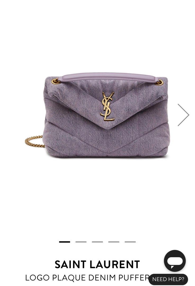 Purple new arrivals ysl bag