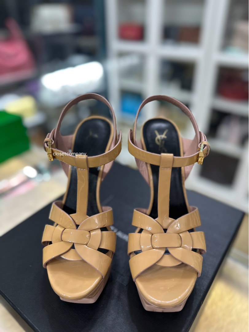 Ysl tribute heels nude outlet