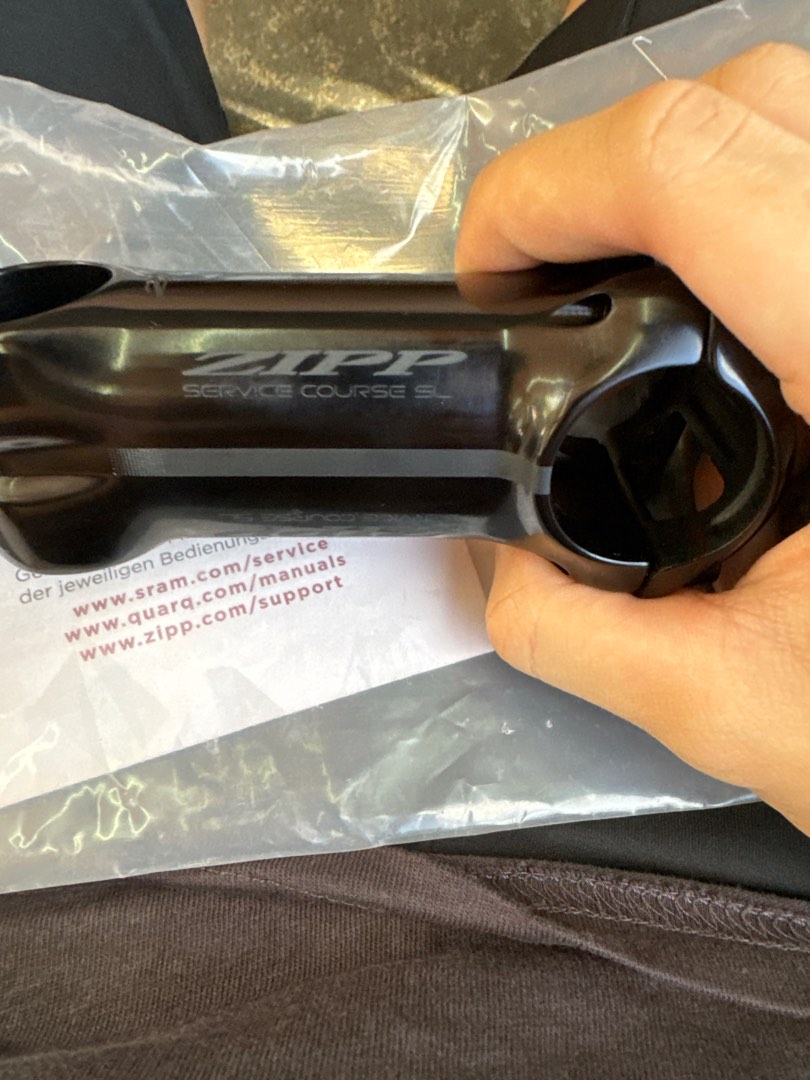 Potence Zipp Service Course SL 80mm - Aluminium 7075 - 31.8mm - Noir Mat - Neuf Sous Garantie