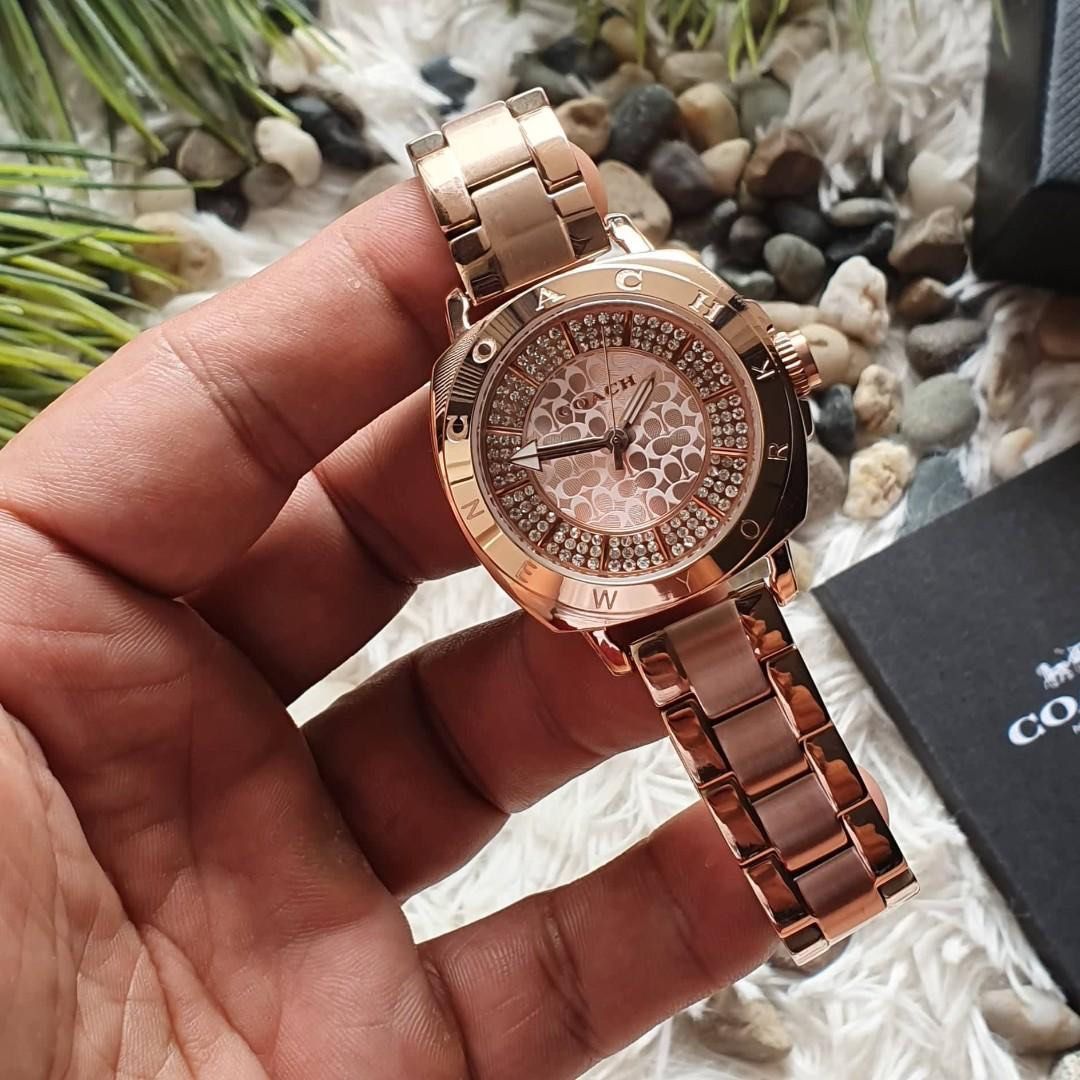 100 Original Coach Delancey Rose Ladies Watch 14501995 Women s Fashion Watches Accessories Watches on Carousell