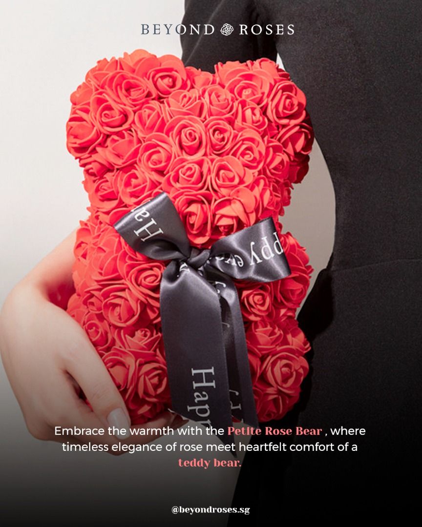Timeless rose shop bear