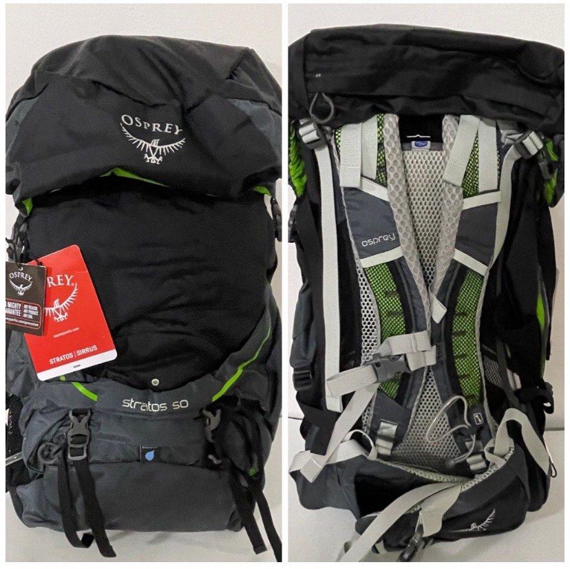 2 2 Sale Osprey Kestrel 38 155 Black Atlas Blue Bonsai Green Stratos 50 155 Green Blue Black M