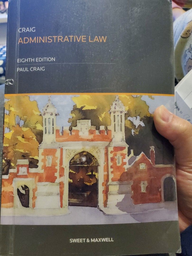 Administrative Law 行政法, 興趣及遊戲, 書本& 文具, 教科書- Carousell