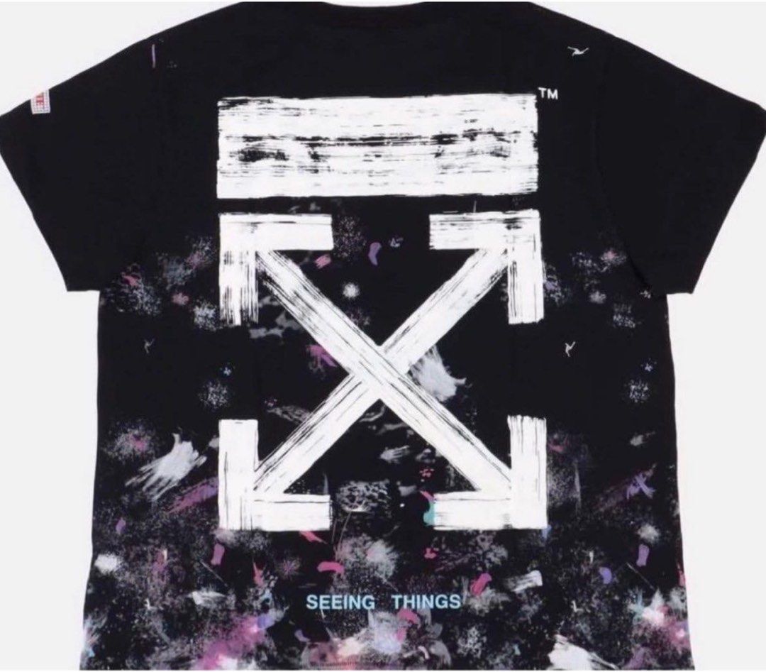 Off white store tee galaxy