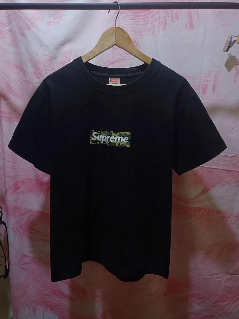 Supreme outlet bape tee