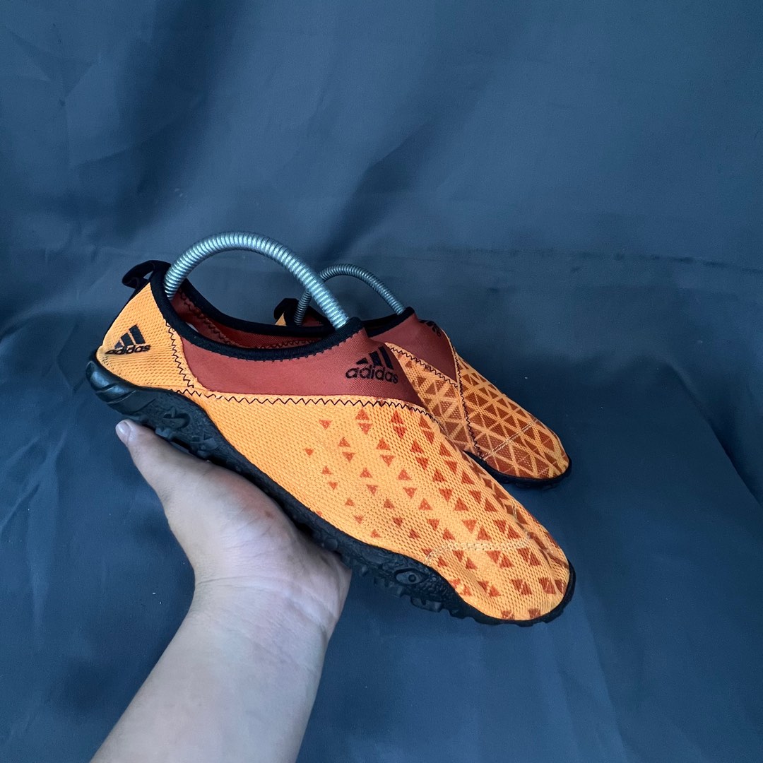 Adidas Aqua shoes, Men's Fashion, Footwear, Slippers & Slides on Carousell