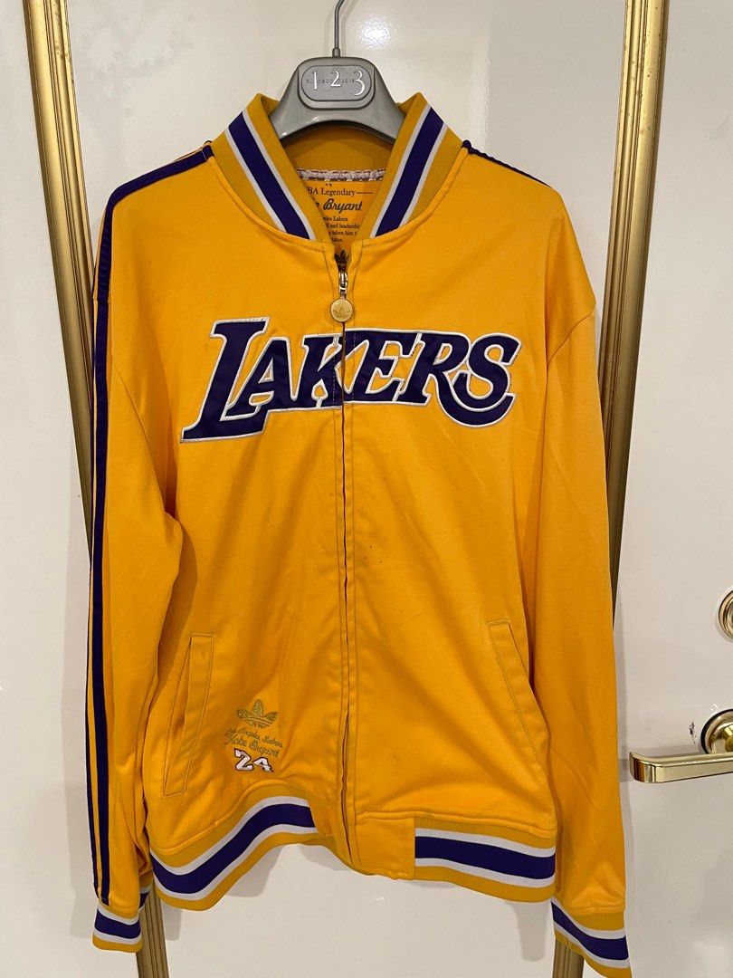 Adidas lakers jacket outlet