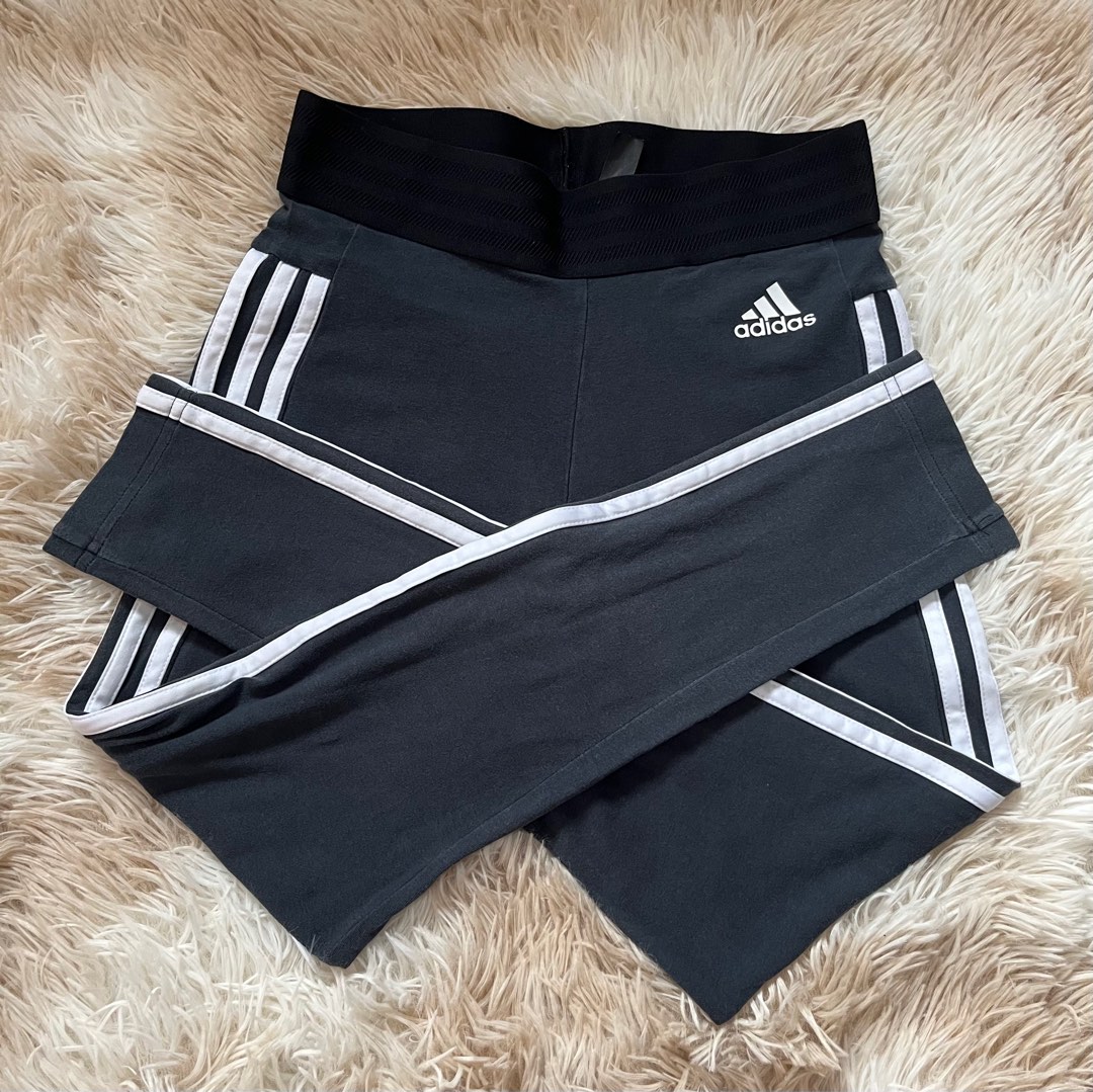 adidas Plus Size Train Essentials 3-Stripes High-Waisted 7/8