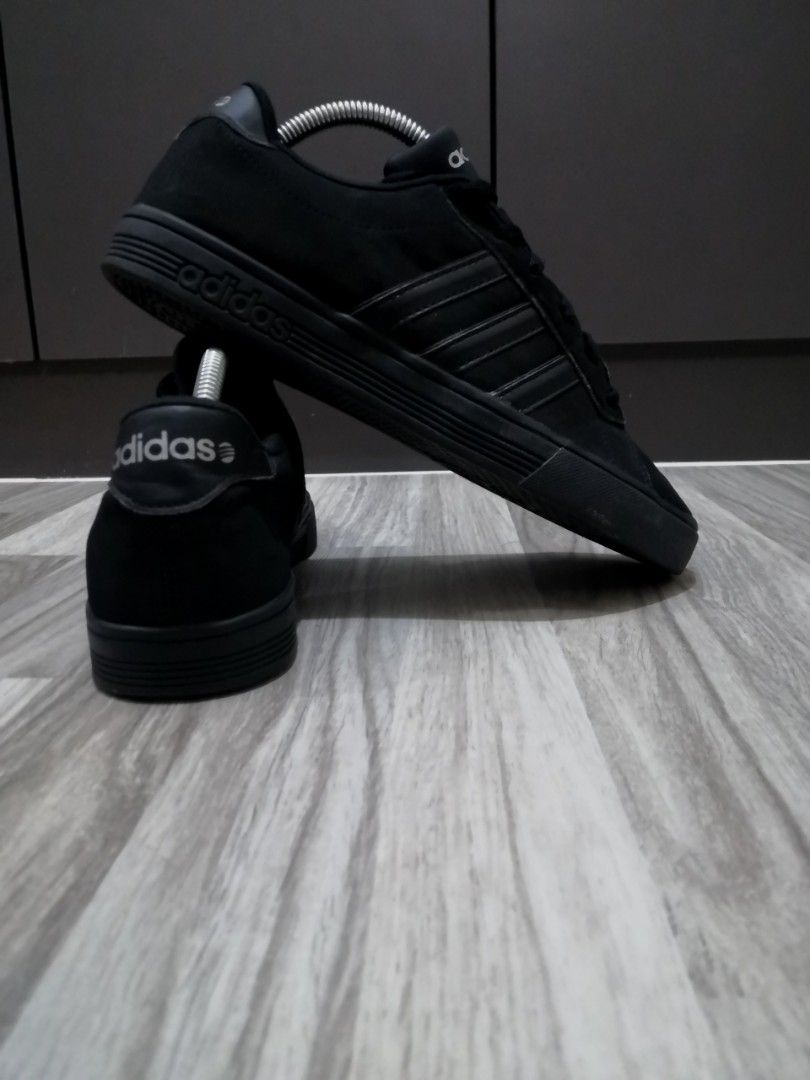 Adidas neo triple black hot sale