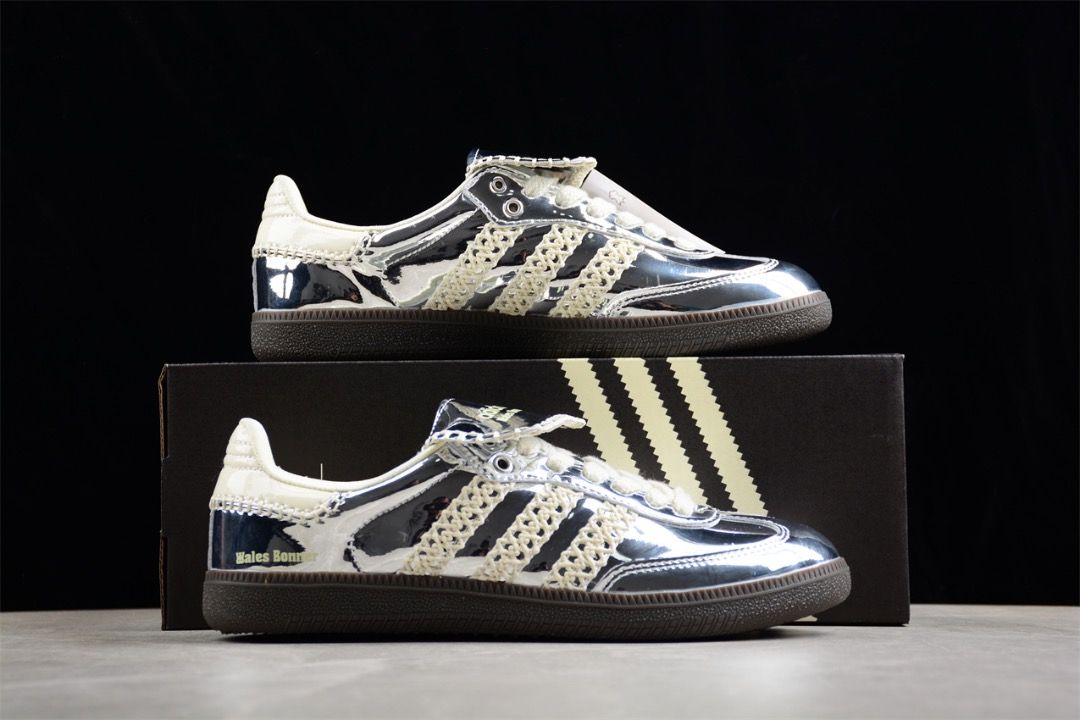 Adidas Samba Wales Bonner Silver Shoes Euro 36-45, Women's Fashion