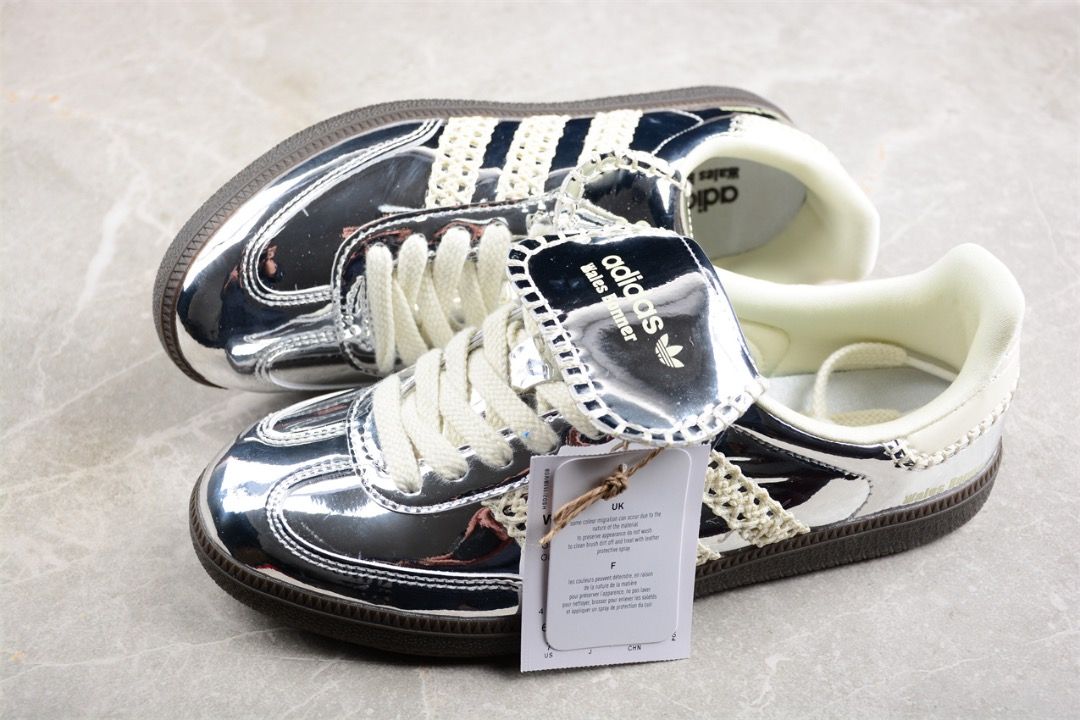 Adidas Samba Wales Bonner Silver Shoes Euro 36-45, Women's Fashion, Footwear,  Sneakers on Carousell