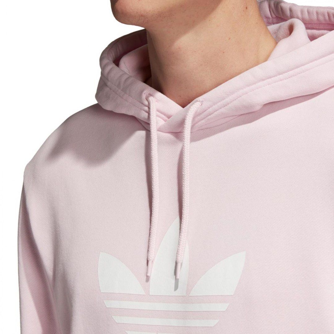 Adidas originals trefoil hoodie new arrivals pink
