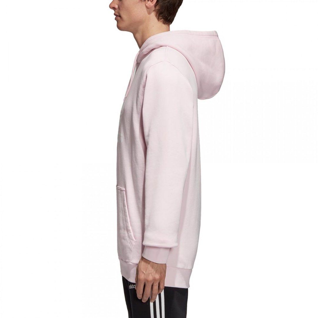 ADIDAS TREFOIL HOODIE CLEAR PINK Men s Fashion Tops Sets