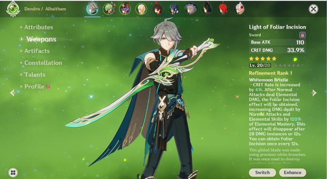 Alhaitham Starter plus Sig AR 13 (Category: Others) located in Baguio. Submitted by aisewinter (Listing ID 1280472242, Image 2). Description: Rush Sell AR 13 Alhaitham Plus Sig Female MC Close to Event pity I think Unset Bd and Email Gcash MOP.