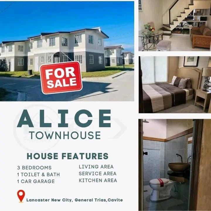 Alice Townhouse Lancaster New City, Property, For Sale, House & Lot on