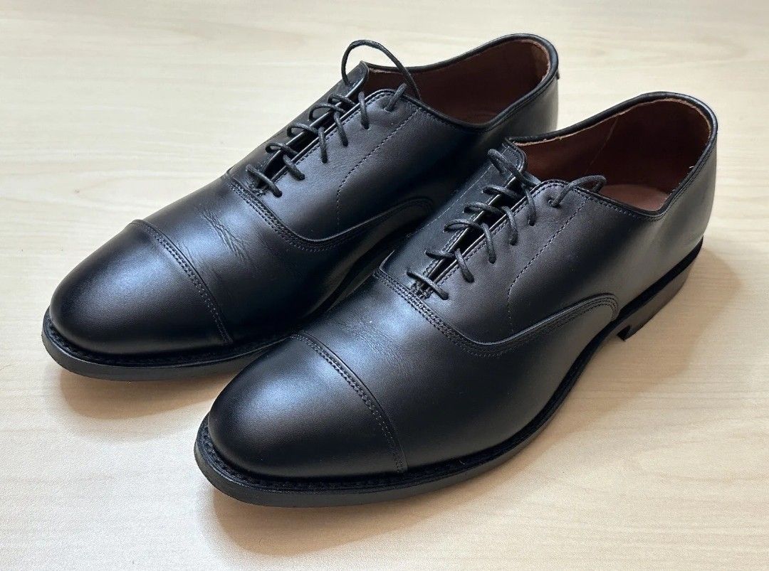 Allen Edmonds Park Avenue full grain leather black Oxfords. 9D