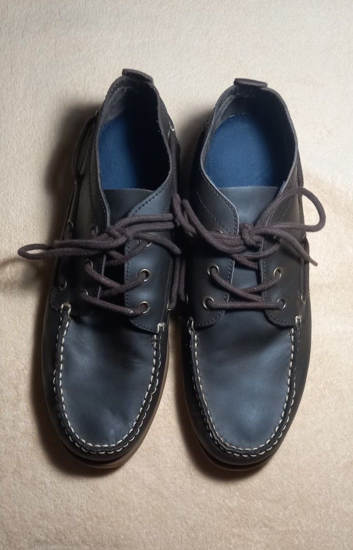 AMERICAN EAGLE Chukka Dark Brown Boots Size 10M GENUINE LEATHER
