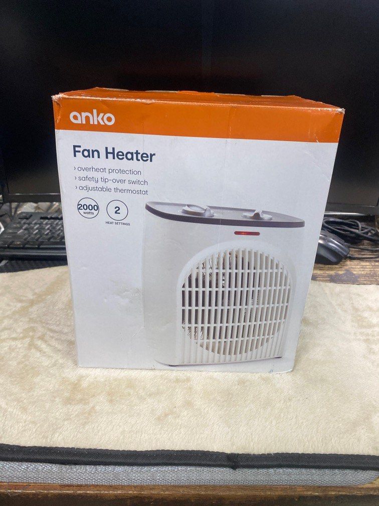 Anko Fan Heater 220v, TV & Home Appliances, Air Conditioning and