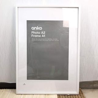 ANKO Plain White Wall Decor Photo Frame Extra Large