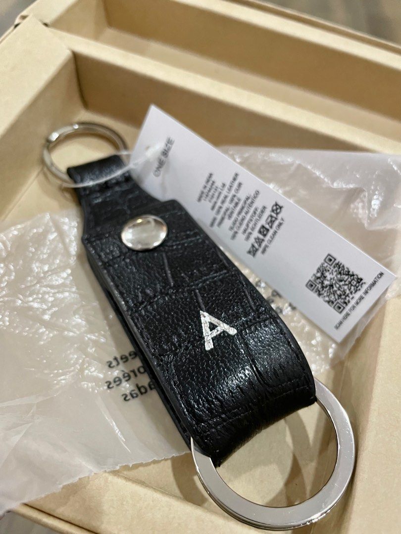 ASOS Faux Croc Leather Key Ring BNIB