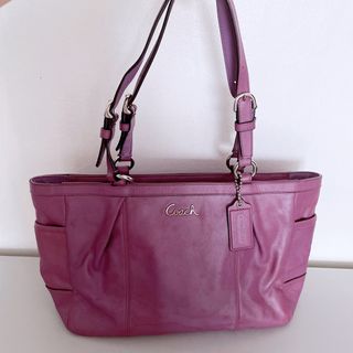 Purple shop coach purse