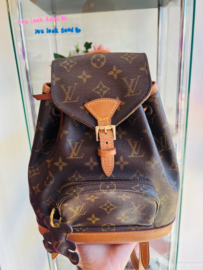 Authentic LV Montsouris Mini PM Monogram Backpack
