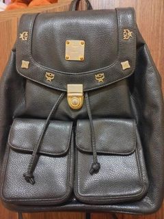 Authentic MCM Backpack Black Bag