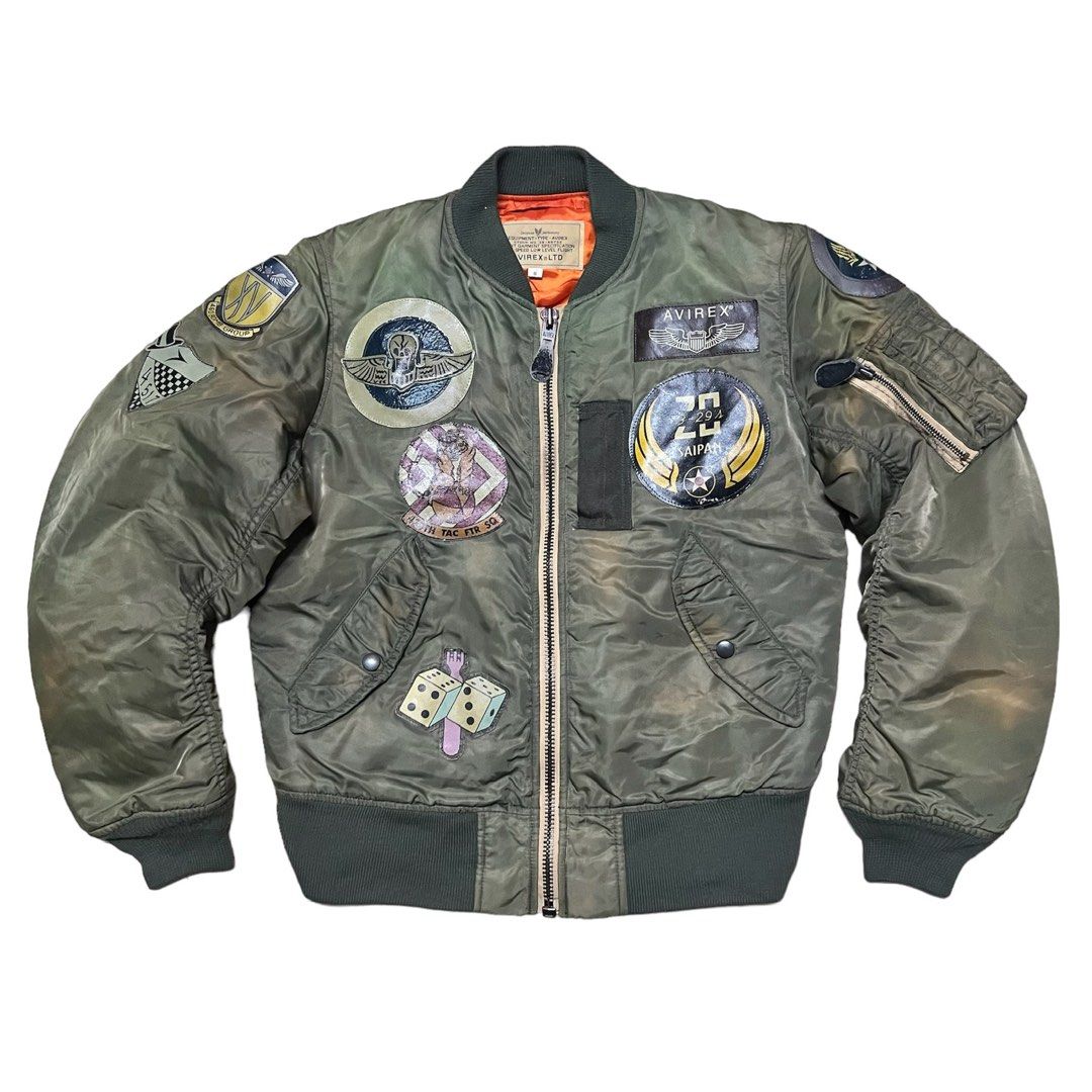 Avirex USA Bomber Jacket Men s Fashion Coats Jackets and Outerwear on Carousell
