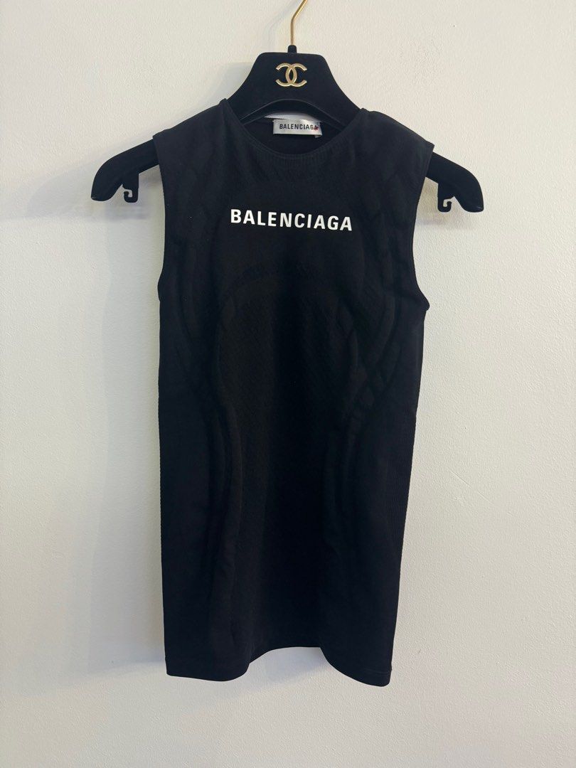 Balenciaga logo tank new arrivals