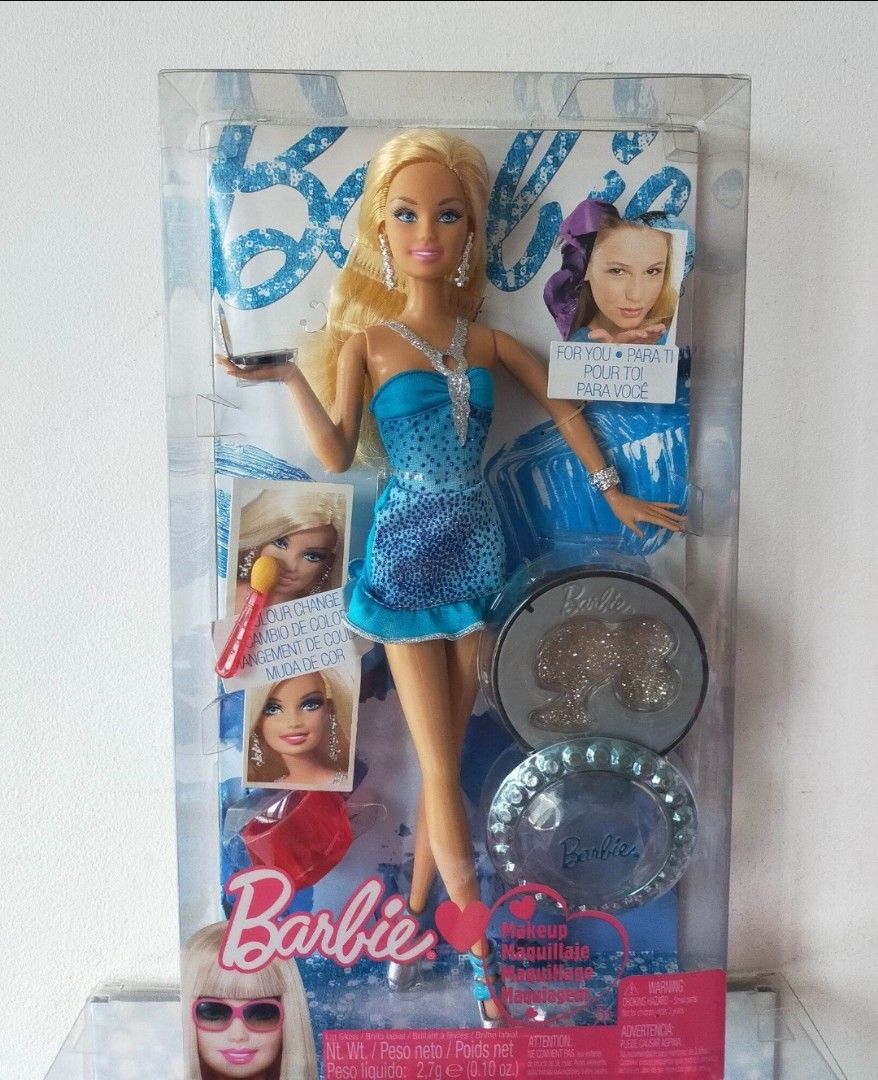 Barbie loves best sale makeup doll