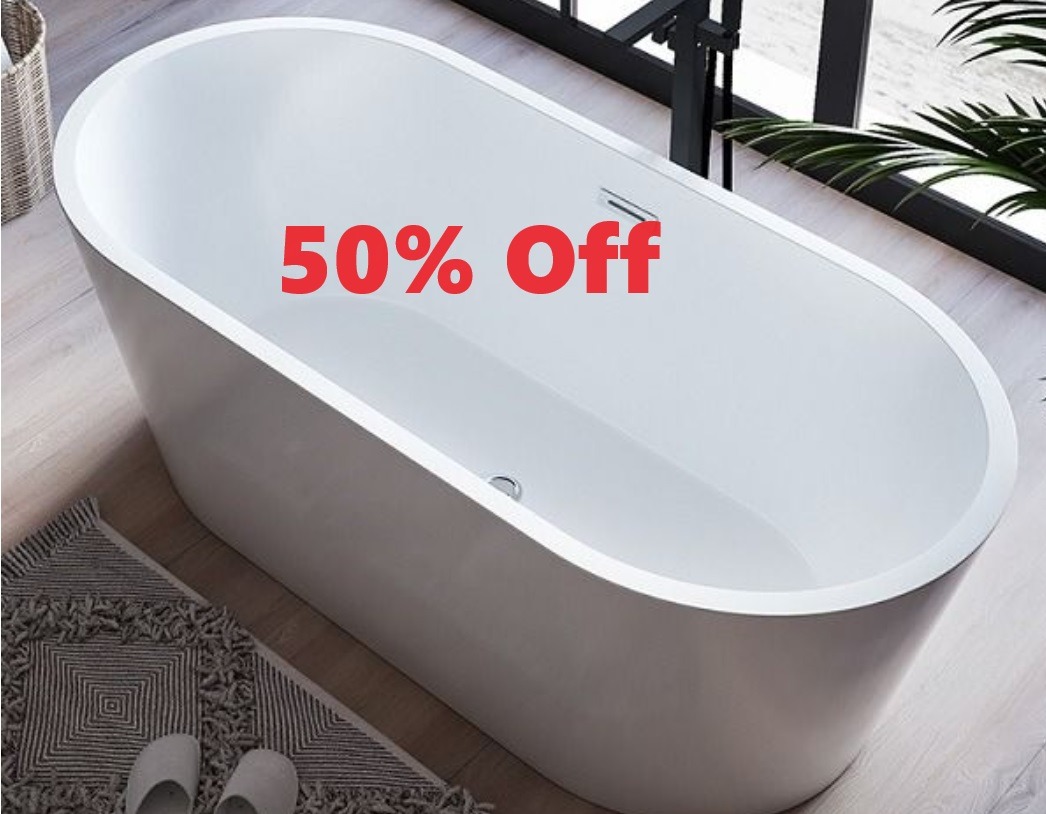 Bathtub // Standalone READY STOCK Exceptional Good Quality Tailormade